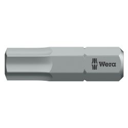 Wera Innensechskant-Bit 840/1 BTZ, Hex-Plus, BiTorsion, 6mm, 25mm, 1/4"-Sechskant, 05... WERA-05056687001 4013288182487 (Abb. 1)