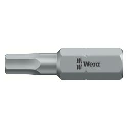 Wera Innensechskant-Bit 840/1 Z, 4mm, 25mm, 1/4"-Sechskant, 05056320001... WERA-05056320001 4013288012661 (Abb. 1)