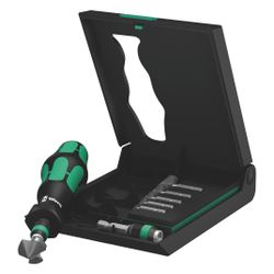 Wera Kegelsenkerbit-Satz 846/8, 8-teilig, 1/4"-Antrieb, HSS, Kunststoffbox, 051046500... WERA-05104650001 4013288111678 (Abb. 1)