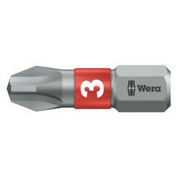 Wera Phillips-Bit 851/1 BTZ, PH 3, 25mm, 1/4"-Sechskant, BiTorsion, Zähhart, 05056424... WERA-05056424001 4013288034472 (Abb. 1)