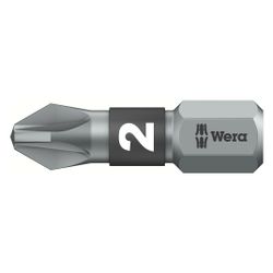 Wera Pozidriv-Bit 855/1 BTZ, PZ 2, 25mm, 1/4"-Sechskant, 05056722001... WERA-05056722001 4013288034496 (Abb. 1)
