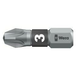 Wera Pozidriv-Bit 855/1 BTZ, PZ 3, 25mm, 1/4"-Sechskant, 05056724001... WERA-05056724001 4013288034502 (Abb. 1)