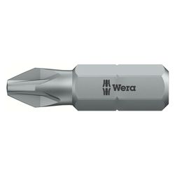 Wera Pozidriv-Bit 855/1 Z, PZ 0, 25mm, 1/4"-Sechskant, 05056805001... WERA-05056805001 4013288014535 (Abb. 1)