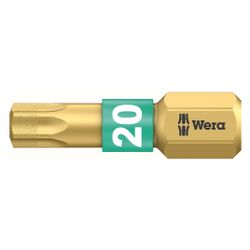 Wera Innensechsrund-Bit 867/1 BDC, BiTorsion, Diamantbeschichtung, 25mm, TX 20, 1/4"-... WERA-05066104001 4013288034052 (Abb. 1)