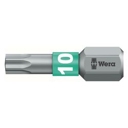 Wera Innensechsrund-Bit 867/1 BTZ, TX 10, 25mm, 1/4"-Sechskant, 05066120001... WERA-05066120001 4013288034519 (Abb. 1)