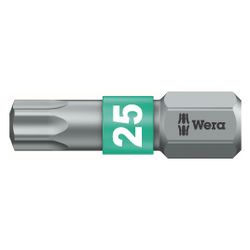 Wera Innensechsrund-Bit 867/1 BTZ, TX 25, 25mm, 1/4"-Sechskant, 05066126001... WERA-05066126001 4013288034540 (Abb. 1)