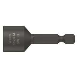Wera Steckschlüsseleinsatz 869/4 M, magnetisch, 13mm, 50mm, 1/4"-Sechskant, 050604280... WERA-05060428001 4013288101150 (Abb. 1)