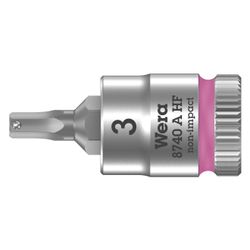 Wera Bitnuss 8740 A HF, 3mm, 28mm, 1/4", Haltefunktion, Hex-Plus, Take it easy, 05003... WERA-05003332001 4013288187123 (Abb. 1)