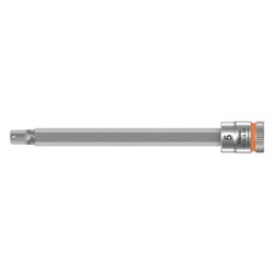 Wera Bitnuss 8740 A HF, 5x100mm, 1/4", Innensechskant, Mattverchromt, 05003336001... WERA-05003336001 4013288187208 (Abb. 1)