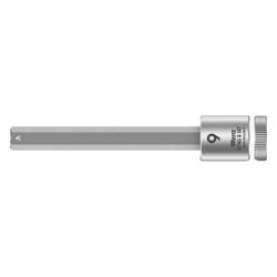 Wera Bitnuss 8740 B HF, 9 x 100mm, 3/8", Mattverchromt, 05003042001... WERA-05003042001 4013288188809 (Abb. 1)