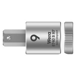 Wera Bitnuss 8740 B HF, 9mm, 38,5mm, 3/8", 05003041001... WERA-05003041001 4013288188793 (Abb. 1)