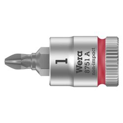 Wera Bitnuss 8751 A, PH 1 x 28mm, 1/4", 05003350001... WERA-05003350001 4013288187253 (Abb. 1)