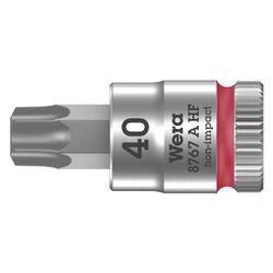Wera Bitnuss 8767 A HF, TX 40, 28mm, 1/4", Mattverchromt, 05003371001... WERA-05003371001 4013288186935 (Abb. 1)