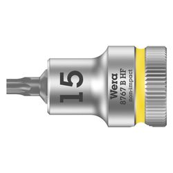 Wera Bitnuss 8767 B HF, TX 15x35mm, 3/8", Mattverchromt, 05003060001... WERA-05003060001 4013288188830 (Abb. 1)