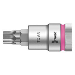 Wera Bitnuss 8767 C HF, TX 55, 60mm, 1/2", Chrom-Vanadium, Mattverchromt, 05003837001... WERA-05003837001 4013288183385 (Abb. 1)