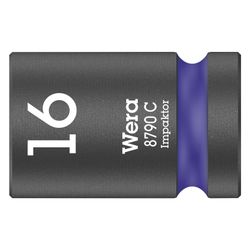 Wera Steckschlüsseleinsatz 8790 C Impaktor, 16mm, 1/2", Mattschwarz, 05004573001... WERA-05004573001 4013288210043 (Abb. 1)