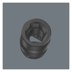 Wera Steckschlüsseleinsatz 8790 C Impaktor, 1/2", 19mm, 38mm, Chrom-Molybdän, Mattsch... WERA-05004576001 4013288210074 (Abb. 1)