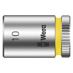 Wera Außensechskant-Steckschlüsseleinsatz 8790 HMA, 10mm, 23mm, 1/4", Chrom-Vanadium,... WERA-05003509001 4013288120168 (Abb. 1)