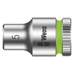 Wera Steckschlüsseleinsatz 8790 HMA, 5mm, 1/4", 23mm, Mattverchromt, 05003503001... WERA-05003503001 4013288120113 (Abb. 1)