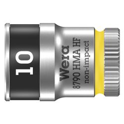 Wera Steckschlüsseleinsatz 8790 HMA HF, 10mm, 1/4", 23mm, Mattverchromt, 05003725001... WERA-05003725001 4013288185716 (Abb. 1)