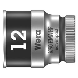 Wera Steckschlüsseleinsatz 8790 HMA HF, 12mm, 1/4", 23mm, Chrom-Vanadium, Mattverchro... WERA-05003727001 4013288185730 (Abb. 1)