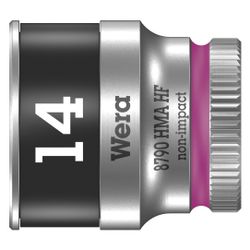 Wera Steckschlüsseleinsatz 8790 HMA HF, 14mm, 1/4", 23mm, Mattverchromt, 05003729001... WERA-05003729001 4013288185754 (Abb. 1)