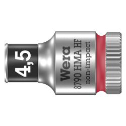 Wera Steckschlüsseleinsatz 8790 HMA HF, 4,5mm, 1/4", 23mm, Mattverchromt, 05003718001... WERA-05003718001 4013288185648 (Abb. 1)