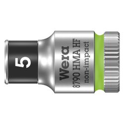 Wera Steckschlüsseleinsatz 8790 HMA HF, 1/4", 5mm, 23mm, Mattverchromt, 05003719001... WERA-05003719001 4013288185655 (Abb. 1)