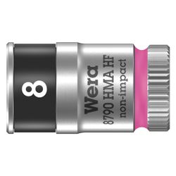 Wera Steckschlüsseleinsatz 8790 HMA HF, 8mm, 1/4", 23mm, Mattverchromt, 05003723001... WERA-05003723001 4013288185693 (Abb. 1)