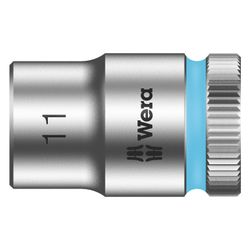 Wera Steckschlüsseleinsatz 8790 HMB, 11mm, 3/8", 29mm, Mattverchromt, 05003556001... WERA-05003556001 4013288120366 (Abb. 1)