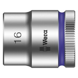 Wera Steckschlüsseleinsatz 8790 HMB, 16mm, 3/8", 30mm, Chrom-Vanadium, Mattverchromt,... WERA-05003561001 4013288120410 (Abb. 1)