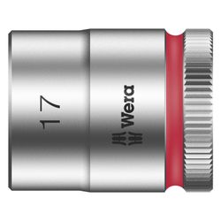 Wera Steckschlüsseleinsatz 8790 HMB, 17mm, 3/8", 30mm, Mattverchromt, 05003562001... WERA-05003562001 4013288120427 (Abb. 1)