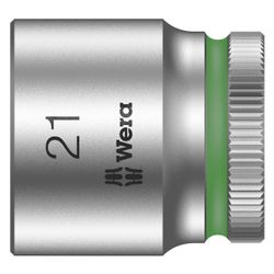 Wera Steckschlüsseleinsatz 8790 HMB, 3/8", 21mm, 30mm, Mattverchromt, 05003566001... WERA-05003566001 4013288120465 (Abb. 1)