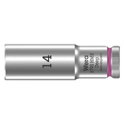 Wera Steckschlüsseleinsatz 8790 HMB Deep, 14mm, 3/8", 64mm, Chrom-Vanadium, Mattverch... WERA-05004536001 4013288210449 (Abb. 1)