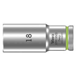 Wera Steckschlüsseleinsatz 8790 HMB Deep, 18mm, 3/8", 64mm, 05004540001... WERA-05004540001 4013288210487 (Abb. 1)