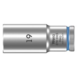 Wera Steckschlüsseleinsatz 8790 HMB Deep, 19mm, 3/8", 64mm, Chrom-Vanadium, 050045410... WERA-05004541001 4013288210494 (Abb. 1)