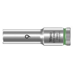 Wera Steckschlüsseleinsatz 8790 HMB Deep, 9mm, 64mm, 3/8", Chrom-Vanadium, Mattverchr... WERA-05004531001 4013288210395 (Abb. 1)