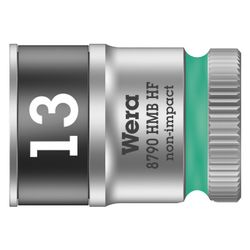 Wera Steckschlüsseleinsatz 8790 HMB HF, 13mm, 3/8", 29mm, Chrom-Vanadium, Mattverchro... WERA-05003747001 4013288193988 (Abb. 1)