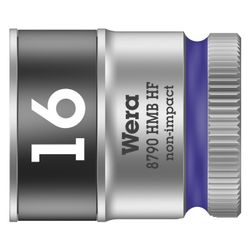 Wera Steckschlüsseleinsatz 8790 HMB HF, 3/8", 16x29mm, Chrom-Vanadium, Mattverchromt,... WERA-05003750001 4013288194015 (Abb. 1)