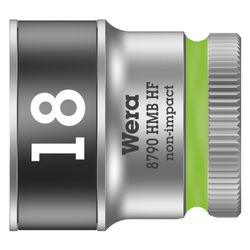 Wera Steckschlüsseleinsatz Zyklop 8790 HMB HF, 18mm, 3/8", 29mm, Chrom-Vanadium, Matt... WERA-05003752001 4013288194039 (Abb. 1)