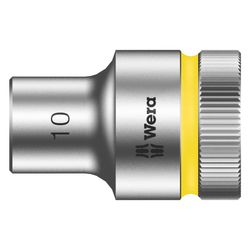 Wera Steckschlüsseleinsatz 8790 HMC, 10mm, 1/2", 37mm, Mattverchromt, 05003601001... WERA-05003601001 4013288120618 (Abb. 1)