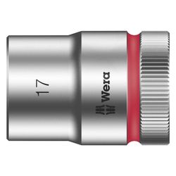 Wera Steckschlüsseleinsatz 8790 HMC, 17mm, 1/2", 37mm, Chrom-Vanadium, Mattverchromt... WERA-05003608001 4013288120700 (Abb. 1)