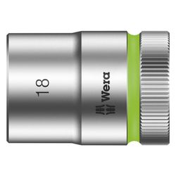 Wera Steckschlüsseleinsatz 8790 HMC, 18mm, 1/2", 37mm, Chrom-Vanadium, 05003609001... WERA-05003609001 4013288120717 (Abb. 1)