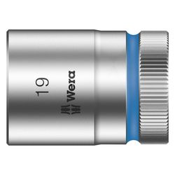 Wera Steckschlüsseleinsatz 8790 HMC, 19mm, 1/2", 37mm, Chrom-Vanadium, Mattverchromt... WERA-05003610001 4013288120724 (Abb. 1)