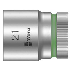 Wera Steckschlüsseleinsatz 8790 HMC, 1/2", 21x37mm, Chrom-Vanadium, Mattverchromt, 05... WERA-05003612001 4013288120748 (Abb. 1)