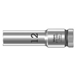 Wera Steckschlüsseleinsatz 8790 HMC Deep, 1/2", 12x83mm, Chrom-Vanadium, Mattverchrom... WERA-05004552001 4013288210586 (Abb. 1)