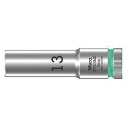 Wera Steckschlüsseleinsatz 8790 HMC Deep, 13mm,83mm, 1/2", Chrom-Vanadium, Mattverchr... WERA-05004553001 4013288210593 (Abb. 1)