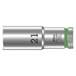 Wera Steckschlüsseleinsatz 8790 HMC Deep, 21mm, 1/2", 83mm, Chrom-Vanadium, Mattverch... WERA-05004561001 4013288210678 (Abb. 1)