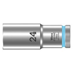 Wera Steckschlüsseleinsatz 8790 HMC Deep, 24mm, 1/2", 83mm, Chrom-Vanadium, Mattverch... WERA-05004563001 4013288210692 (Abb. 1)