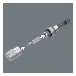 Wera Bit-Abstandhalter 896/4/1, 50mm, magnetisch, Aluminiumhülse, 05073210001... WERA-05073210001 4013288178725 (Abb. 1)